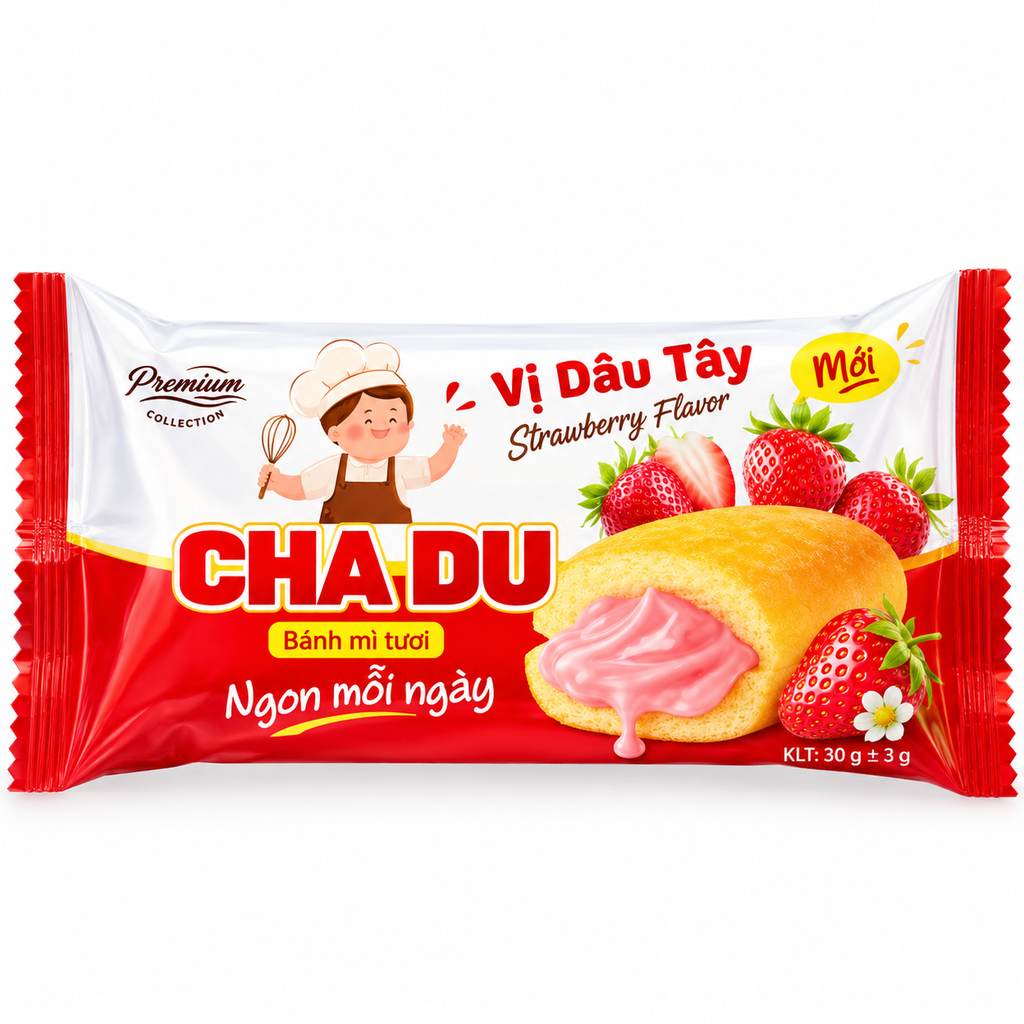 Bánh Mì Que Chadu Siêu Ngon - Gói 30g