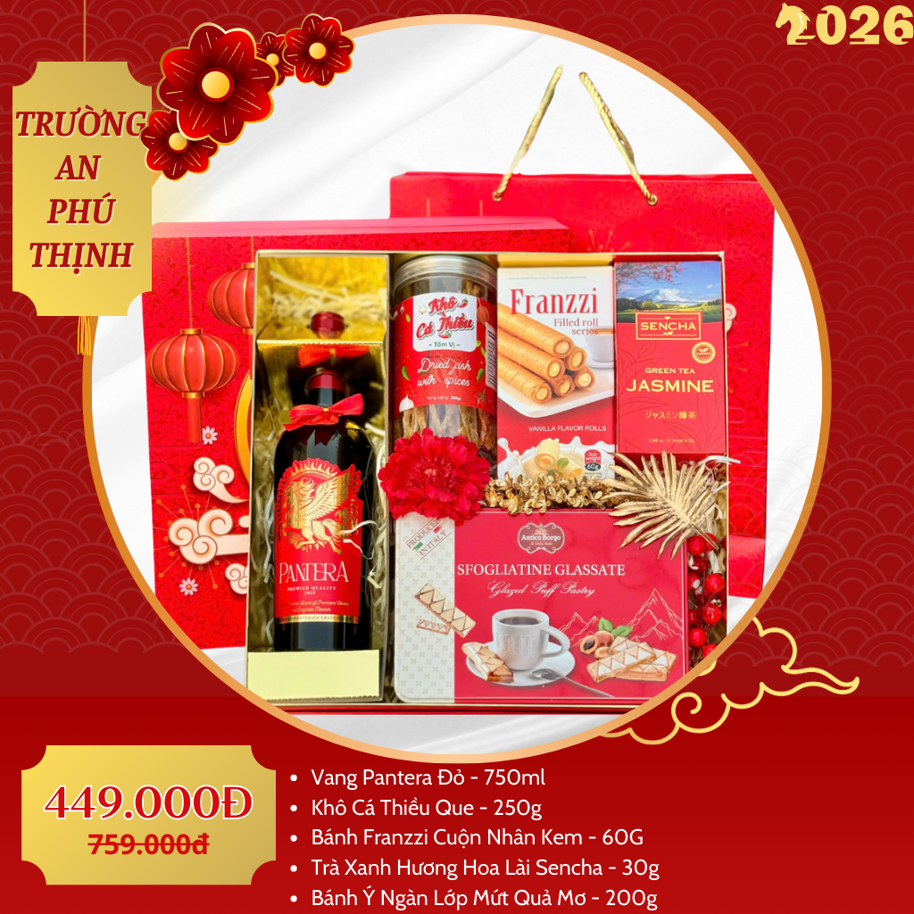 Hộp Quà Tết Cao Cấp 2026 – Trường An Phú Thịnh
