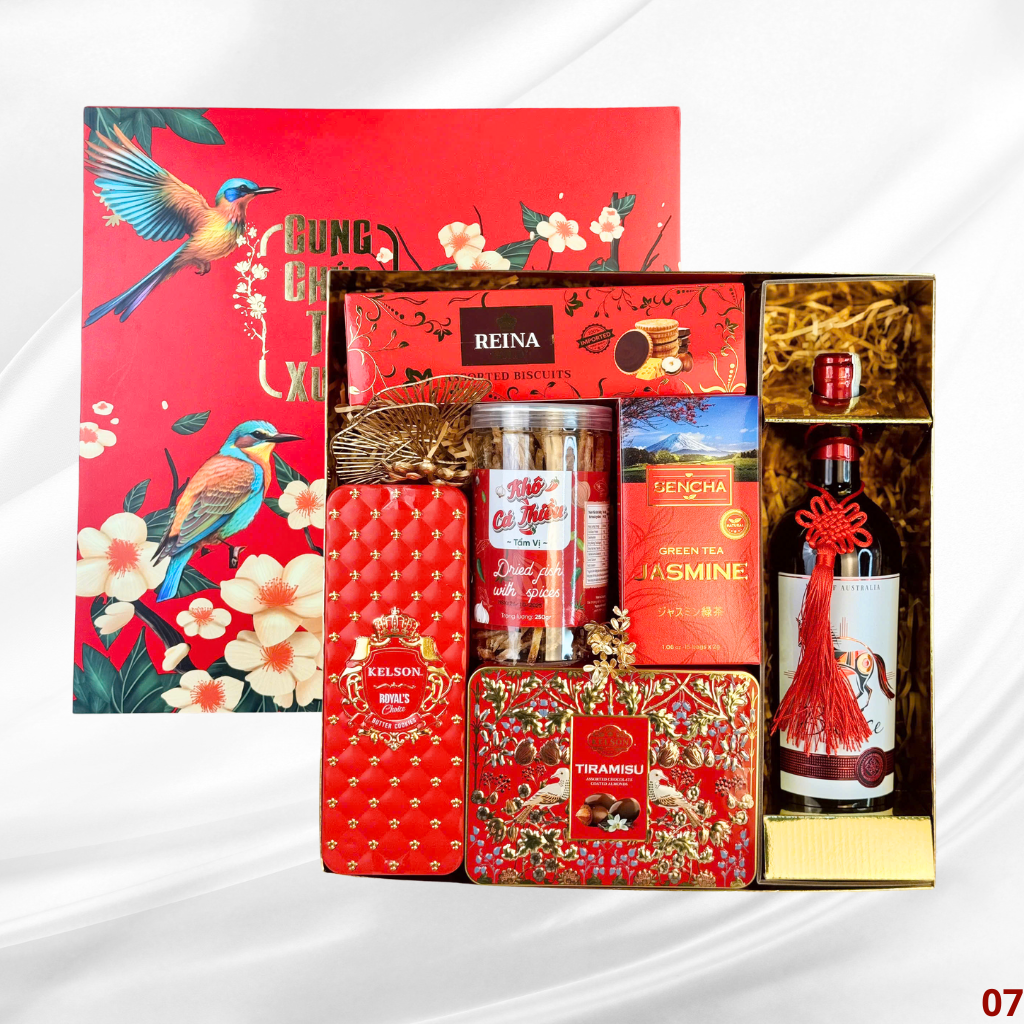 Hộp Quà Tết Cao Cấp 2026 – Cung Chúc Tân Xuân