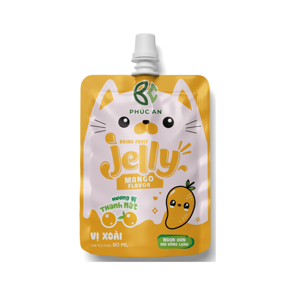 Thạch Uống Trái Cây Jelly Phúc An - 80ML