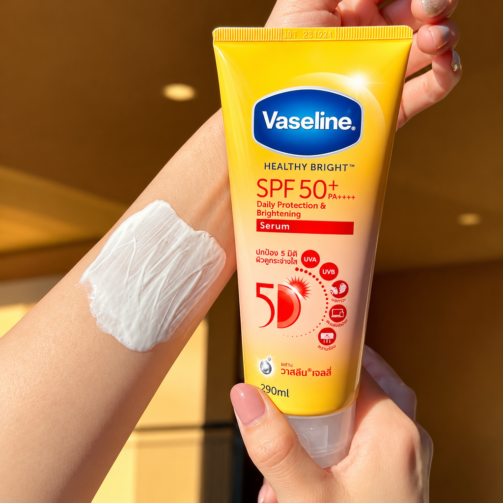 Dưỡng Thể Chống Nắng Vaseline Healthy White SPF 50+ PA++++ - 300ml