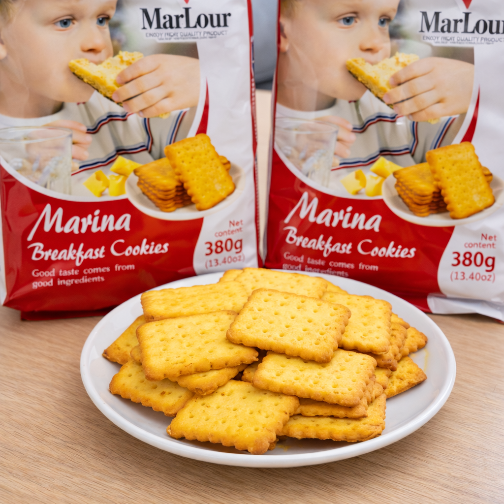 Bánh Quy Ăn Sáng Malour Marina - 380G
