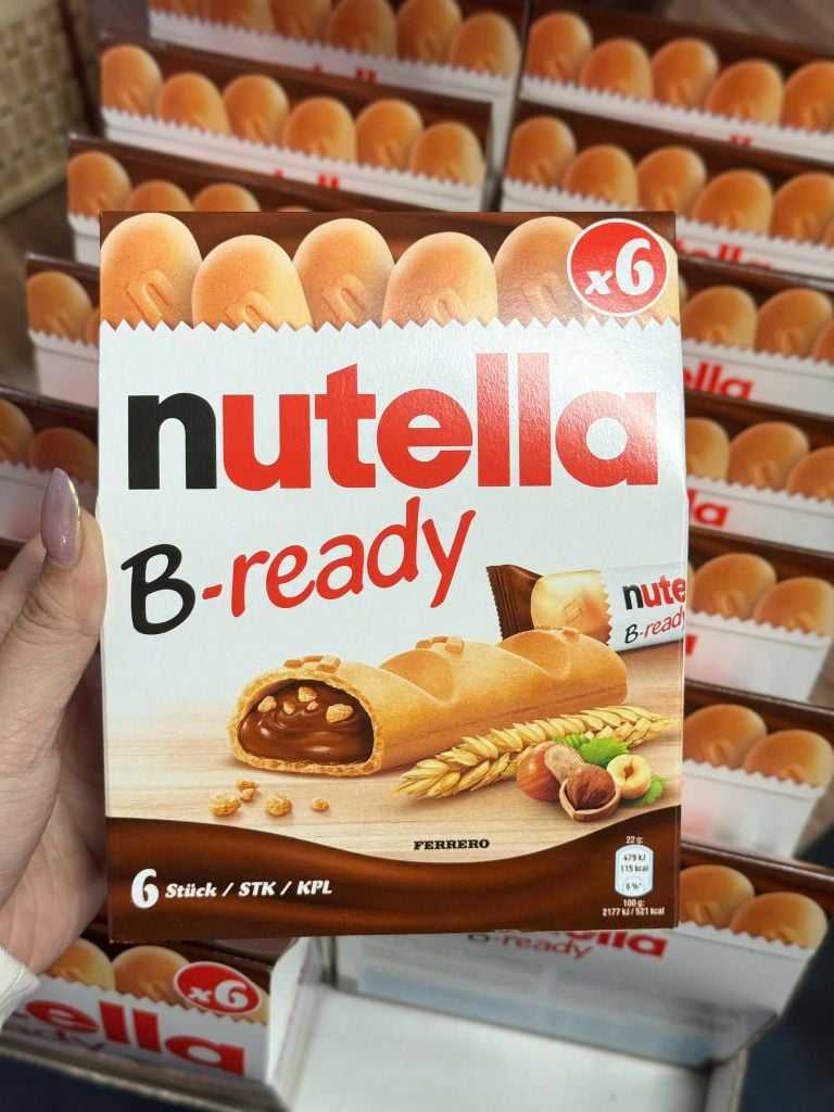 Bánh Mì Nhân Bơ Nutella - Hộp 132g