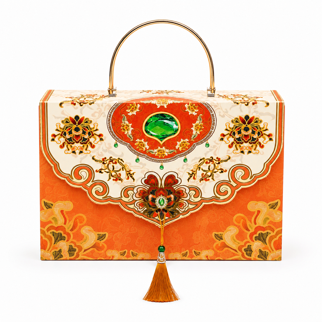 Set Bánh Trung Thu Cát Hoa Cao Cấp - Hộp 6 Cái