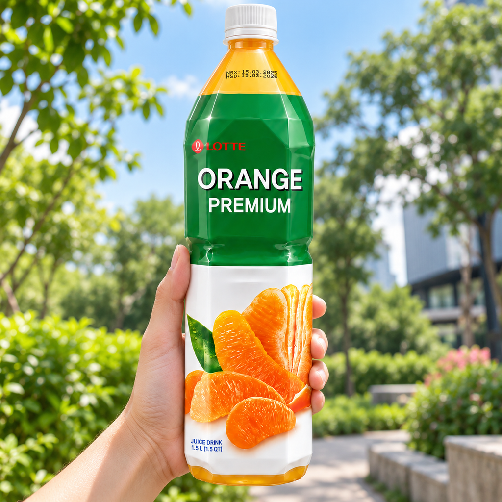 Nước Ép Cam Lotte Hàn Quốc - 1500ml