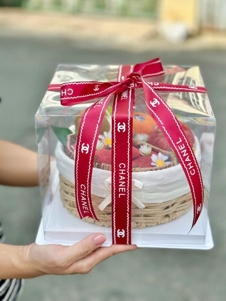 Set Quà Trái Cây Sinh Nhật - Set Quà Bánh Kem Ngọt Ngào