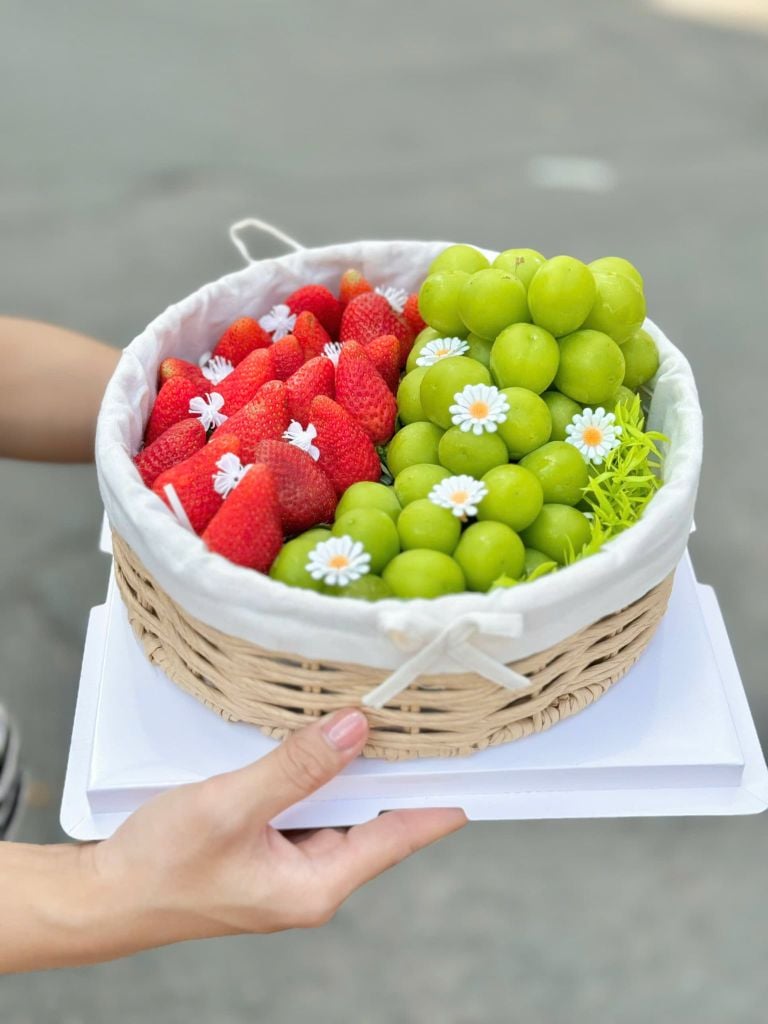 Set Quà Trái Cây Sinh Nhật - Set Quà Bánh Kem Ý Nghĩa
