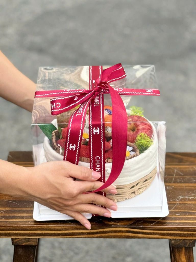Set Quà Trái Cây Sinh Nhật - Set Quà Bánh Kem Ngọt Ngào