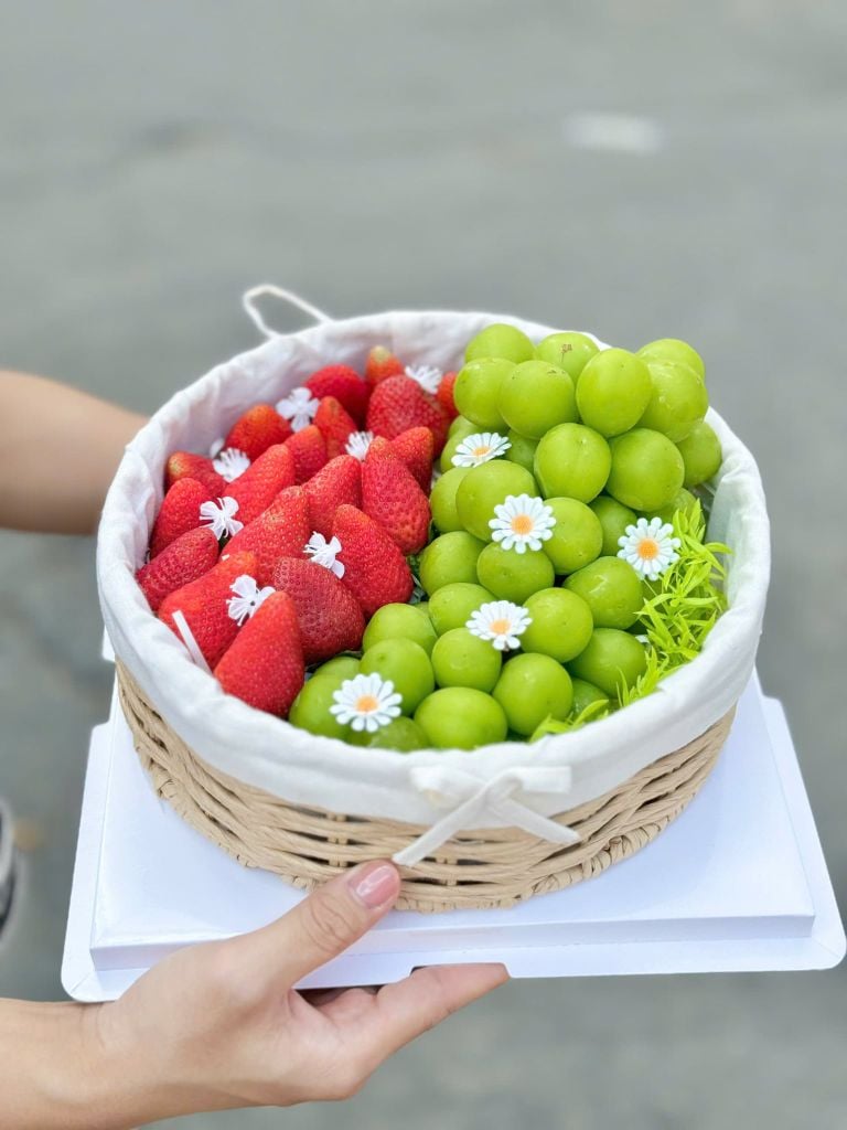 Set Quà Trái Cây Sinh Nhật - Set Quà Bánh Kem Ý Nghĩa