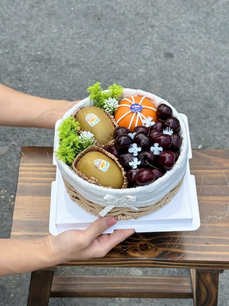Set Quà Trái Cây Sinh Nhật - Set Bánh Kem Yêu Thương