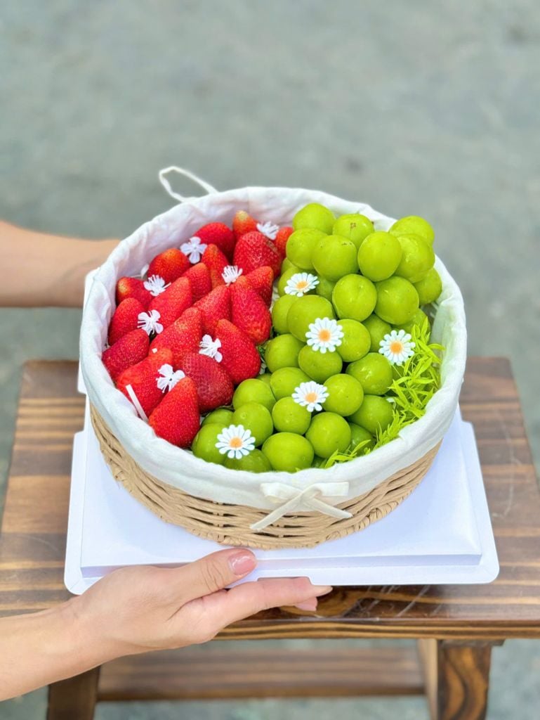 Set Quà Trái Cây Sinh Nhật - Set Quà Bánh Kem Ý Nghĩa