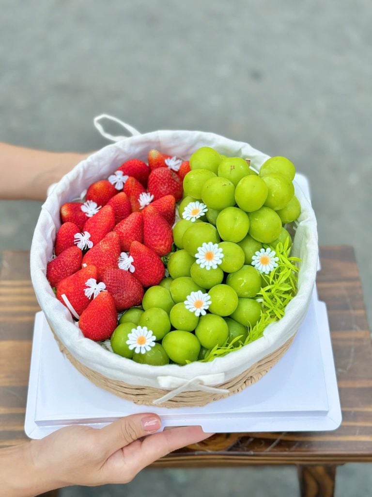 Set Quà Trái Cây Sinh Nhật - Set Quà Bánh Kem Ý Nghĩa