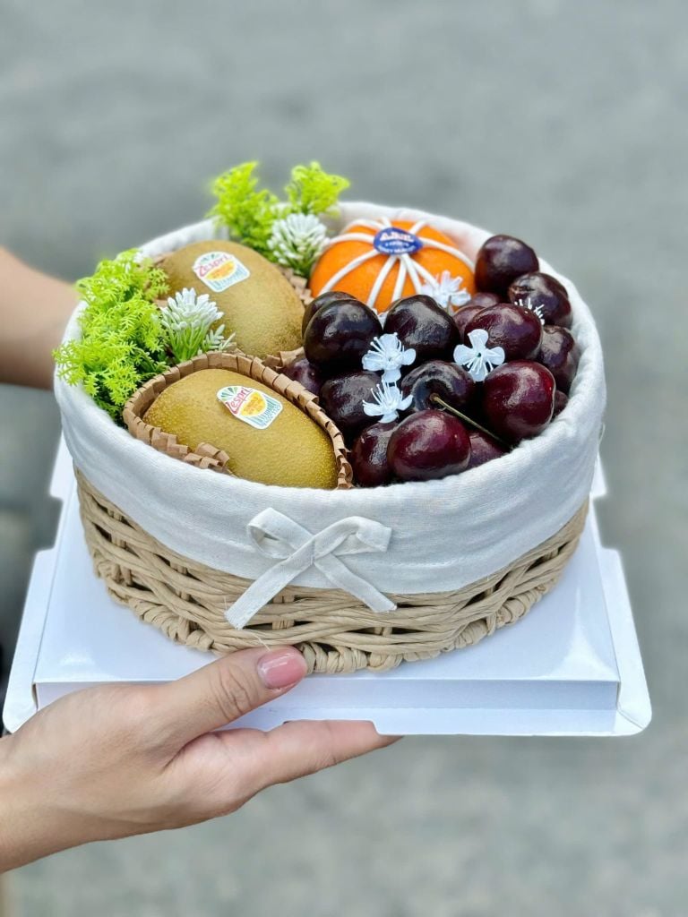 Set Quà Trái Cây Sinh Nhật - Set Bánh Kem Yêu Thương