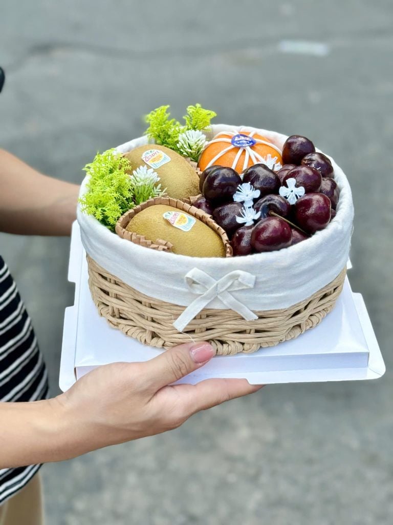 Set Quà Trái Cây Sinh Nhật - Set Bánh Kem Yêu Thương