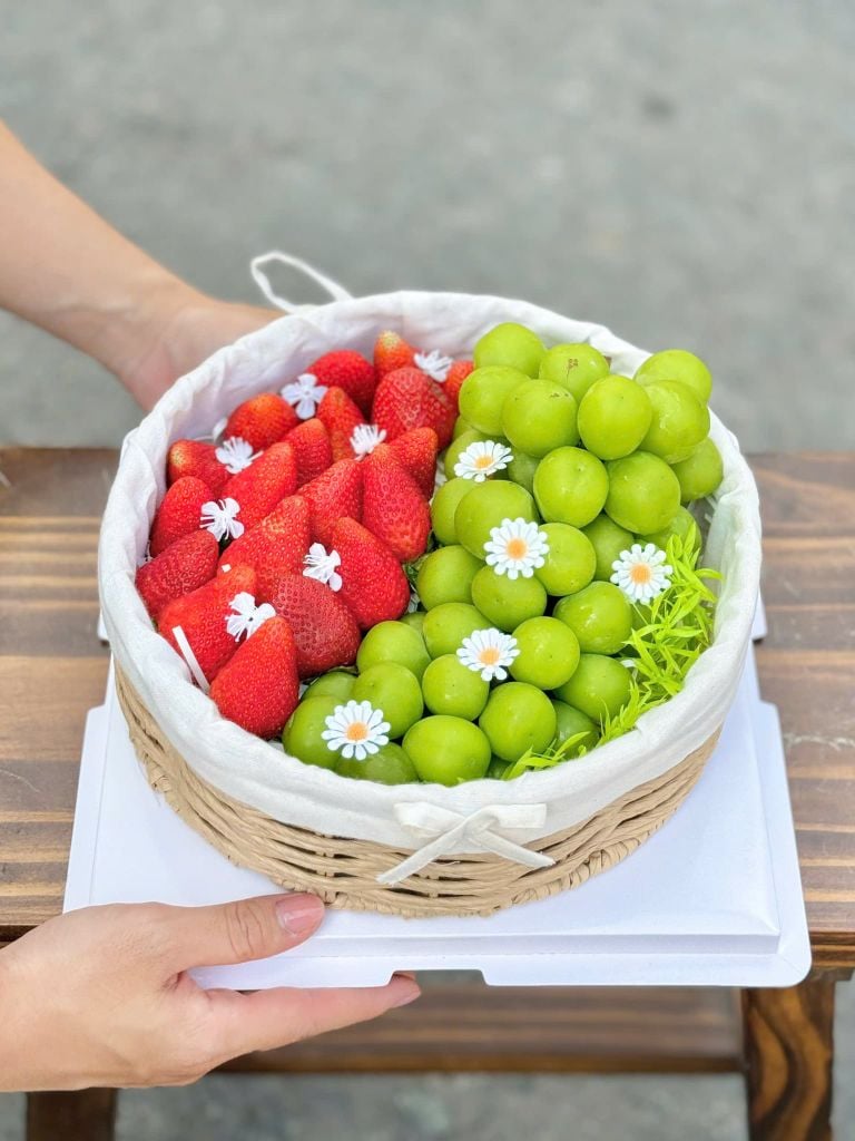 Set Quà Trái Cây Sinh Nhật - Set Quà Bánh Kem Ý Nghĩa