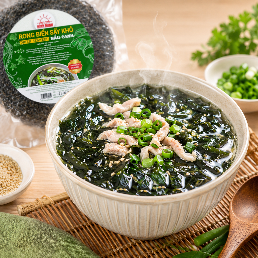 Rong Biển Sấy Khô Nấu Canh Bình Minh - 50g