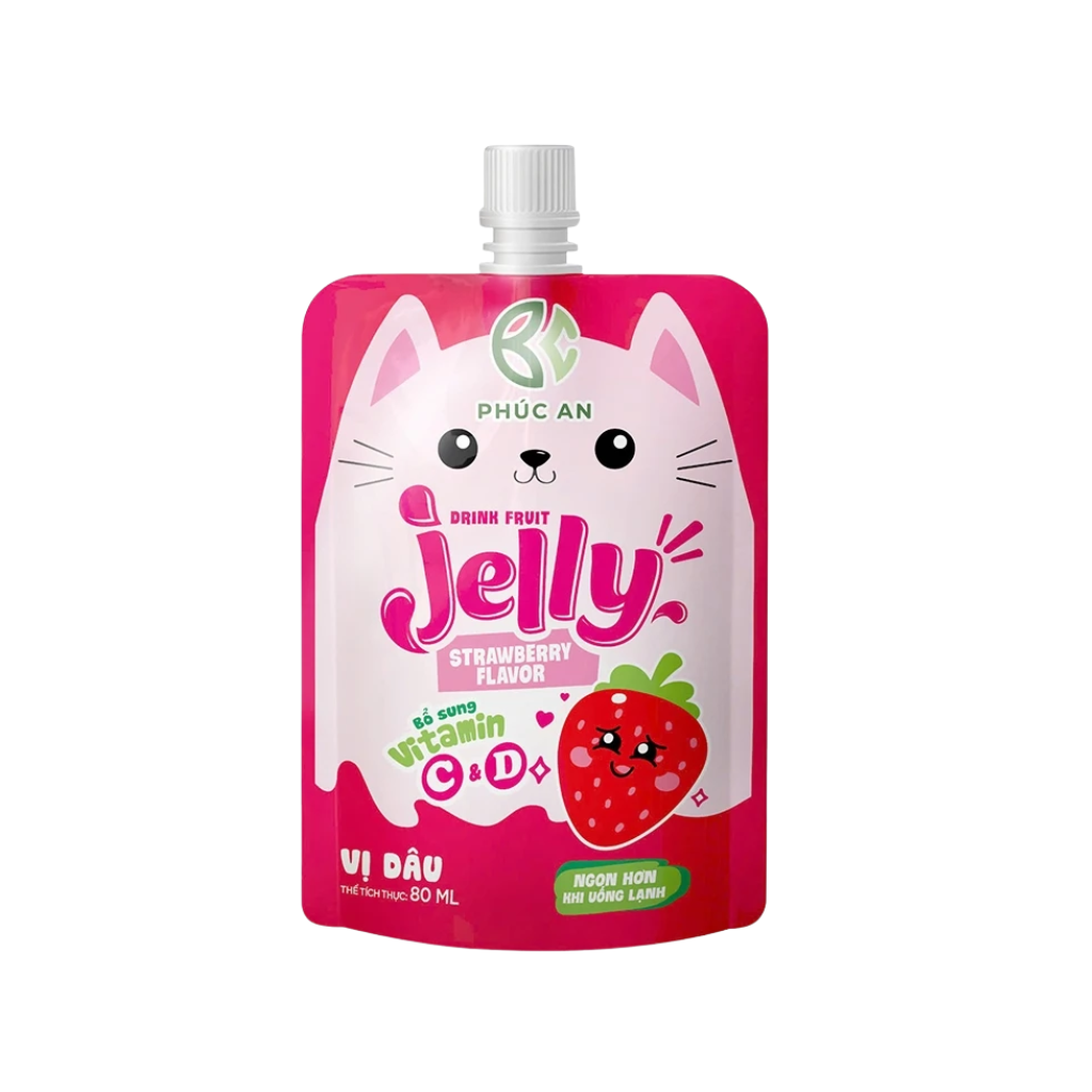 Thạch Uống Trái Cây Jelly Phúc An - 80ML