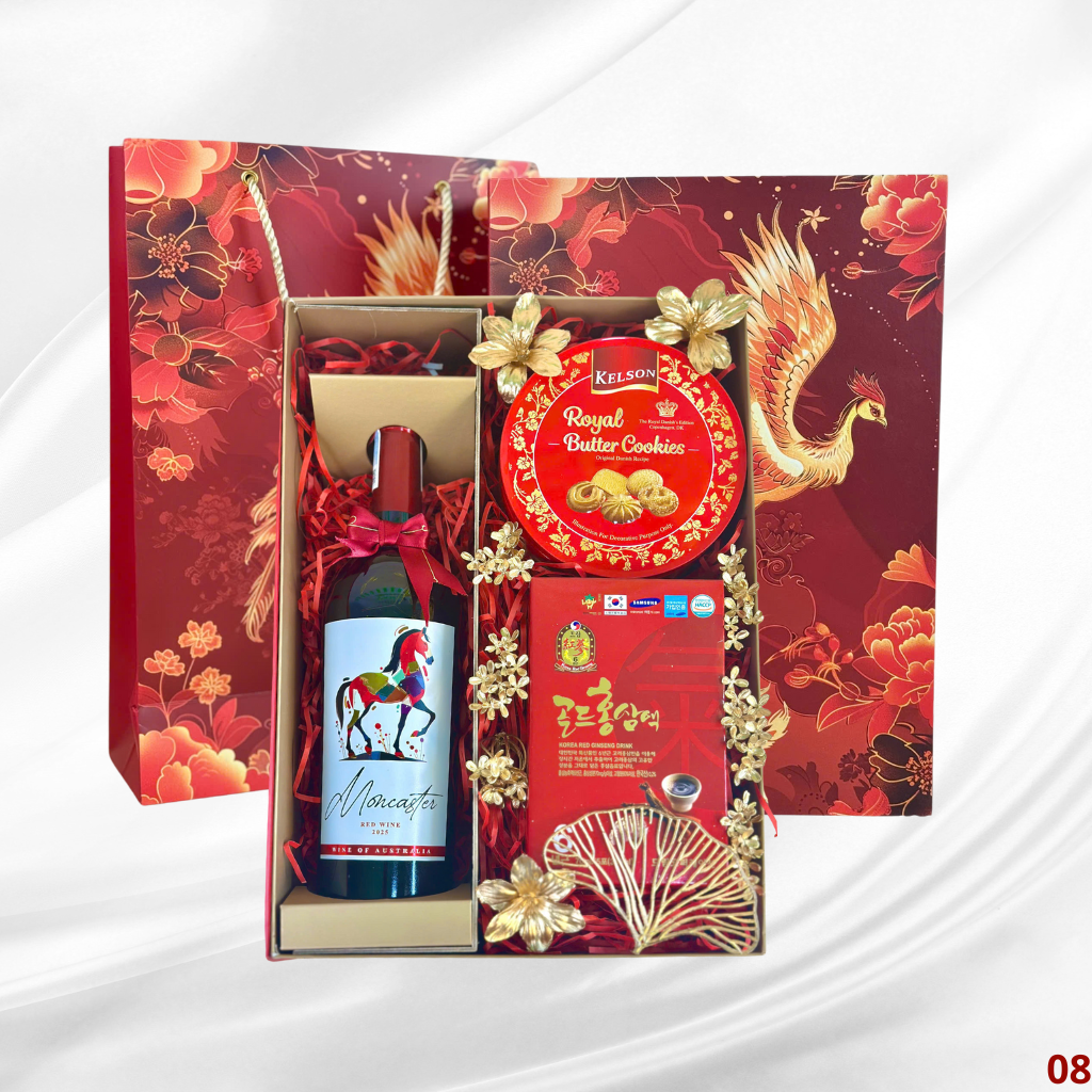 Hộp Quà Tết Cao Cấp 2026 – Kim Phụng Khai Lộc