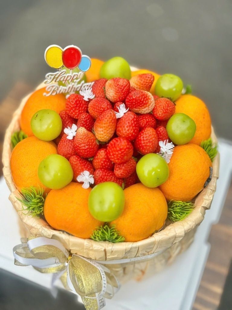 Set Quà Tặng Nàng 14/2 – Set Bánh Kem Trái Cây Lãng Mạn