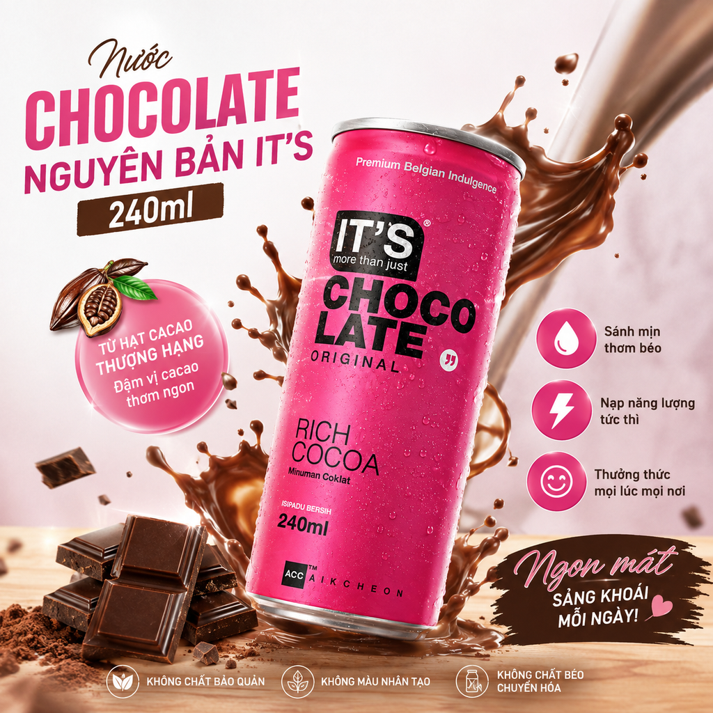 Nước Chocolate Nguyên Bản IT'S - 240ml