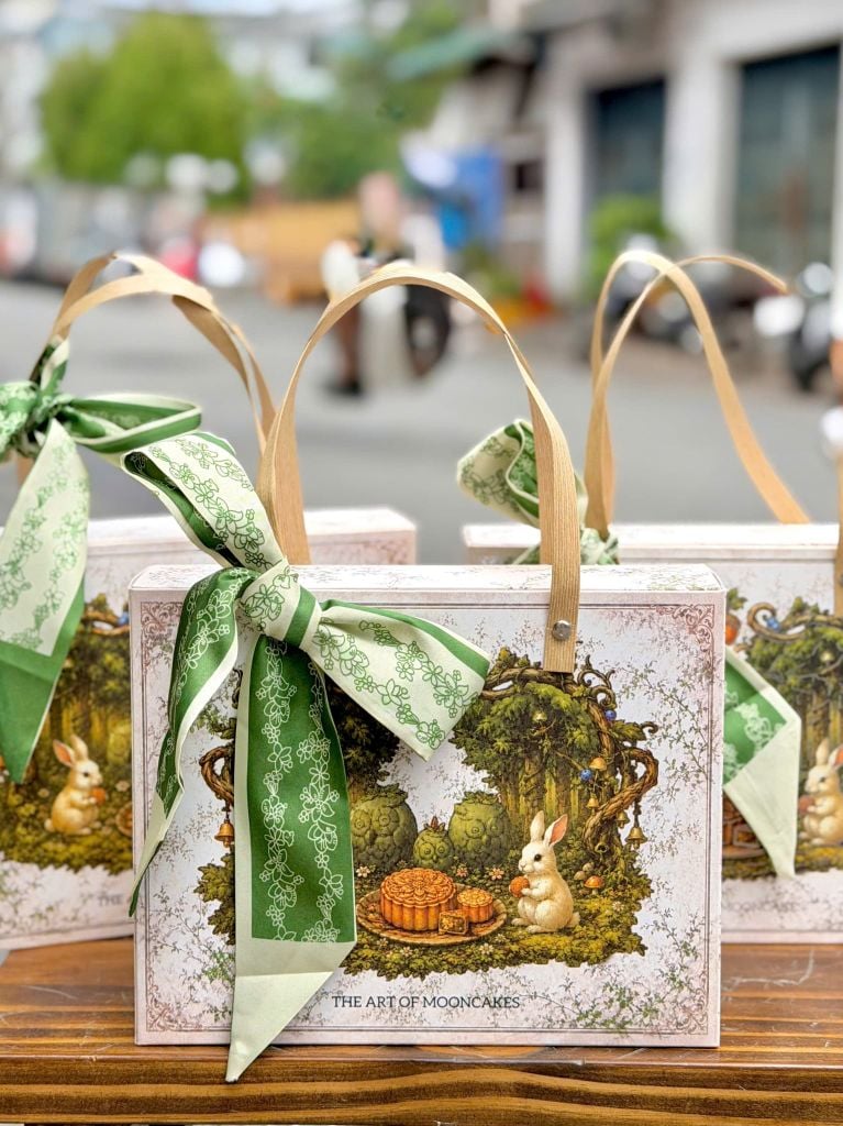 Bánh Trung Thu Túi Xách Nguyệt Lâm Mix 6 Vị - Hộp 6 cái