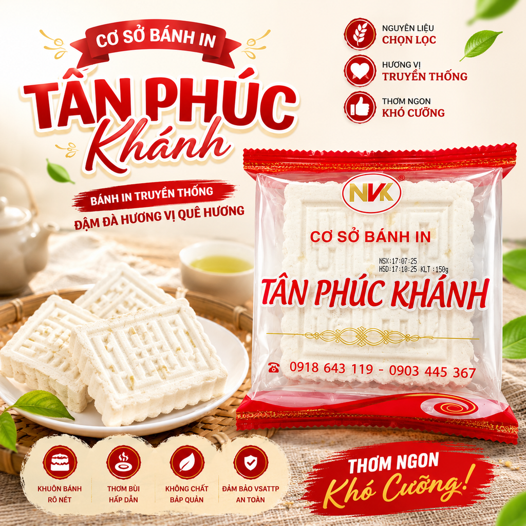 Bánh In Tân Phúc Khánh - 150g