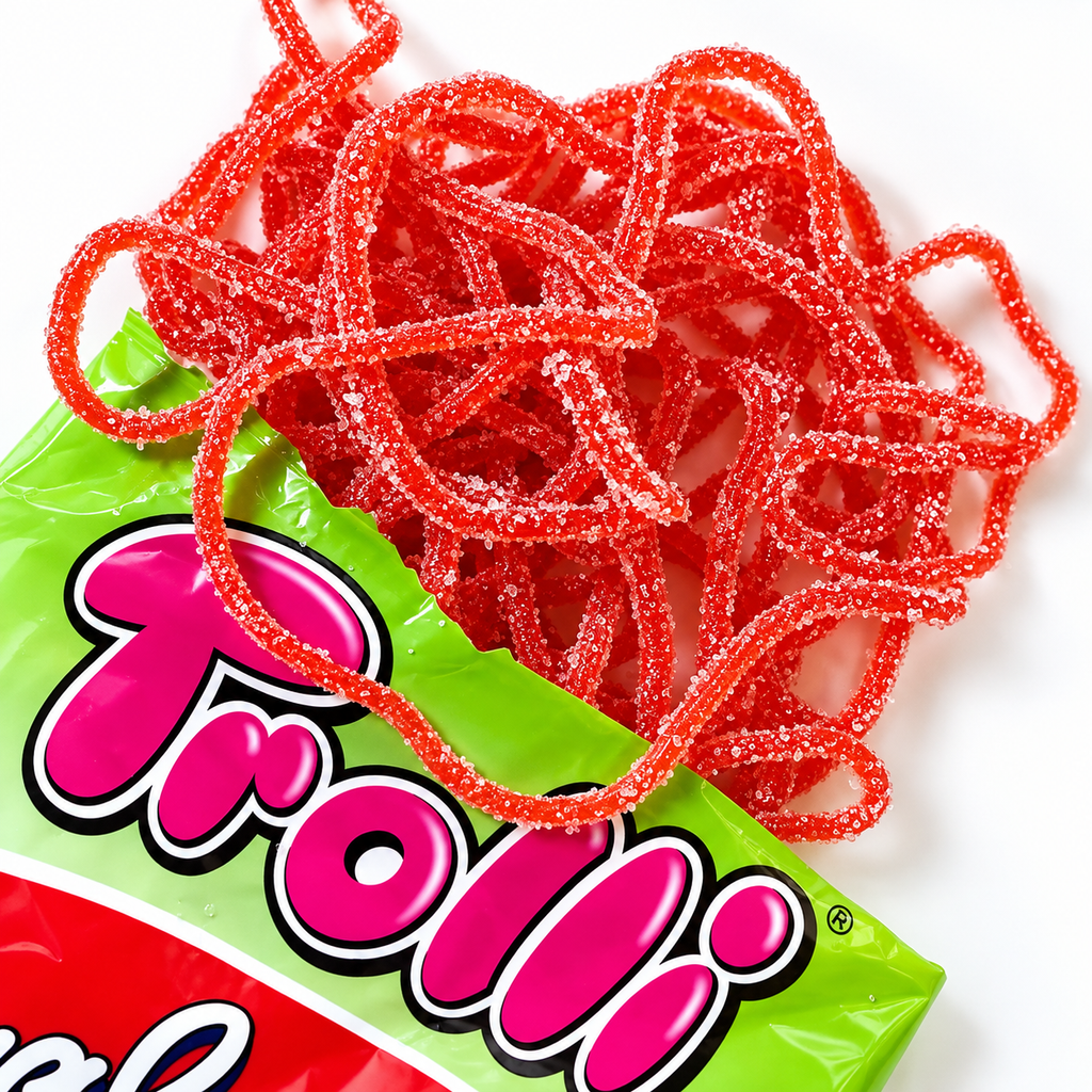 Kẹo Dẻo Trolli Spaghettini Sour - Gói 100g