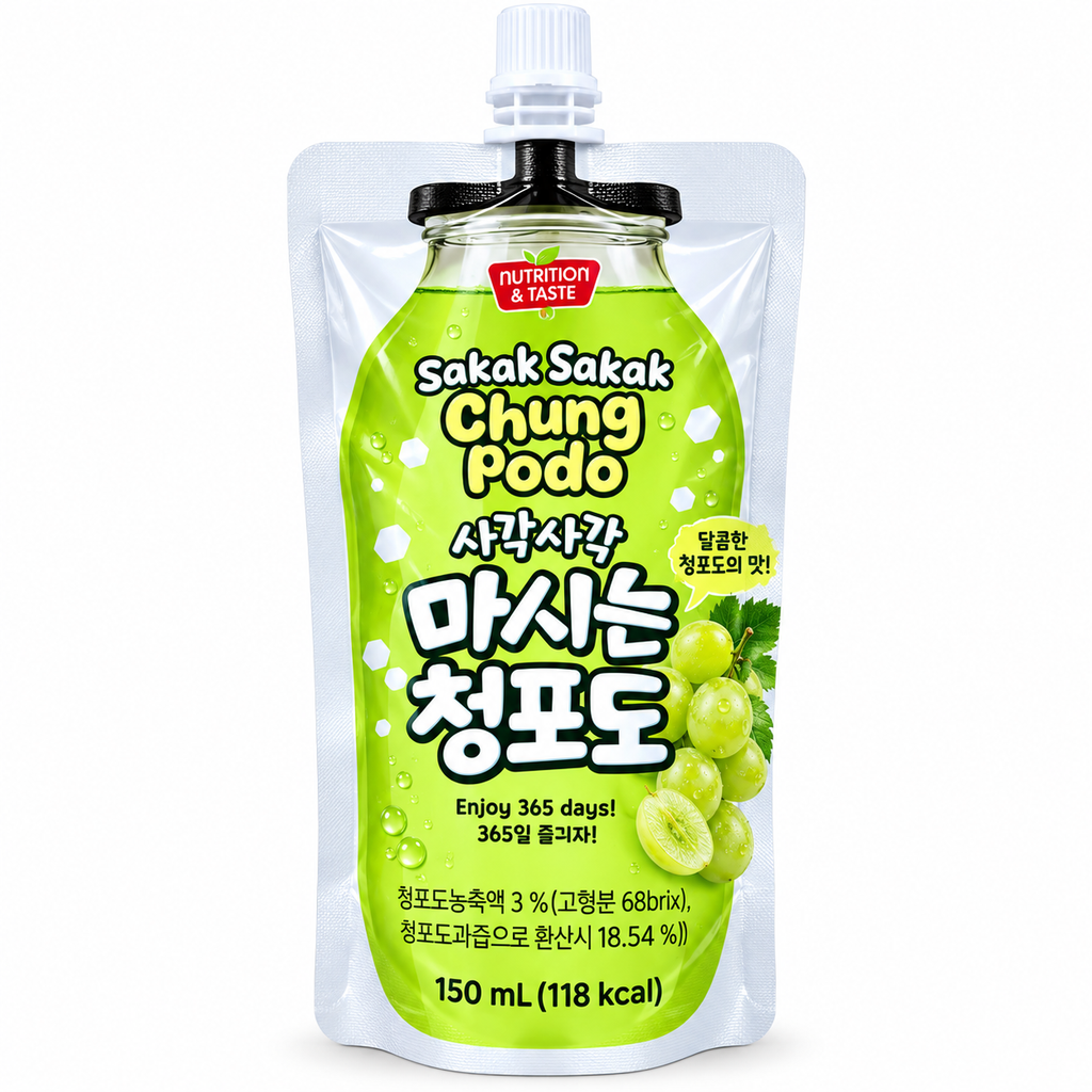 Nước Ép Nha Đam Thạch Dừa Sakak Sakak Hàn Quốc - Gói 150ml
