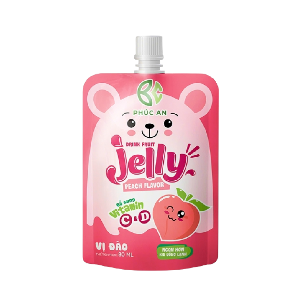 Thạch Uống Trái Cây Jelly Phúc An - 80ML