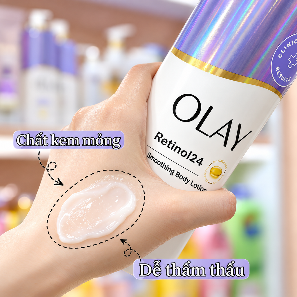 Dưỡng Thể Olay Retinol 24 - 502ml