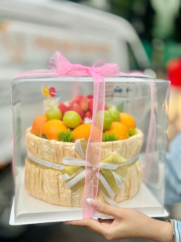 Set Quà Tặng Nàng 14/2 – Set Bánh Kem Trái Cây Lãng Mạn