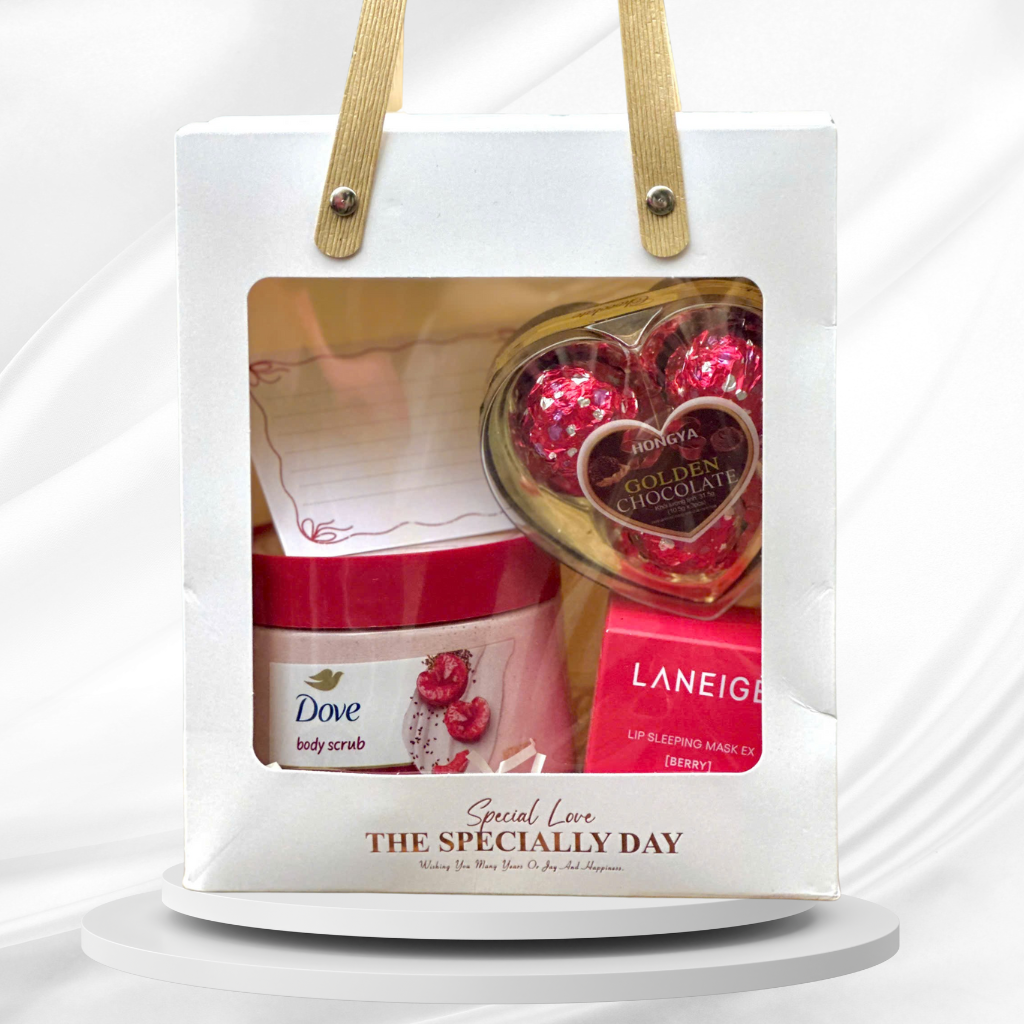 Set Quà Tặng Nàng 14/2 – Set Quà Chăm Sóc Da & Môi Ngọt Ngào