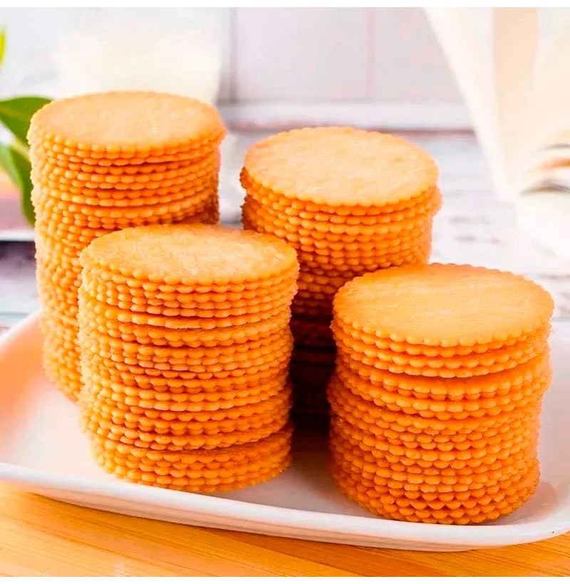 Bánh Quy Đồng Tiền Mini - 408g (Vị Hành Lá & Vị Sữa Dừa)