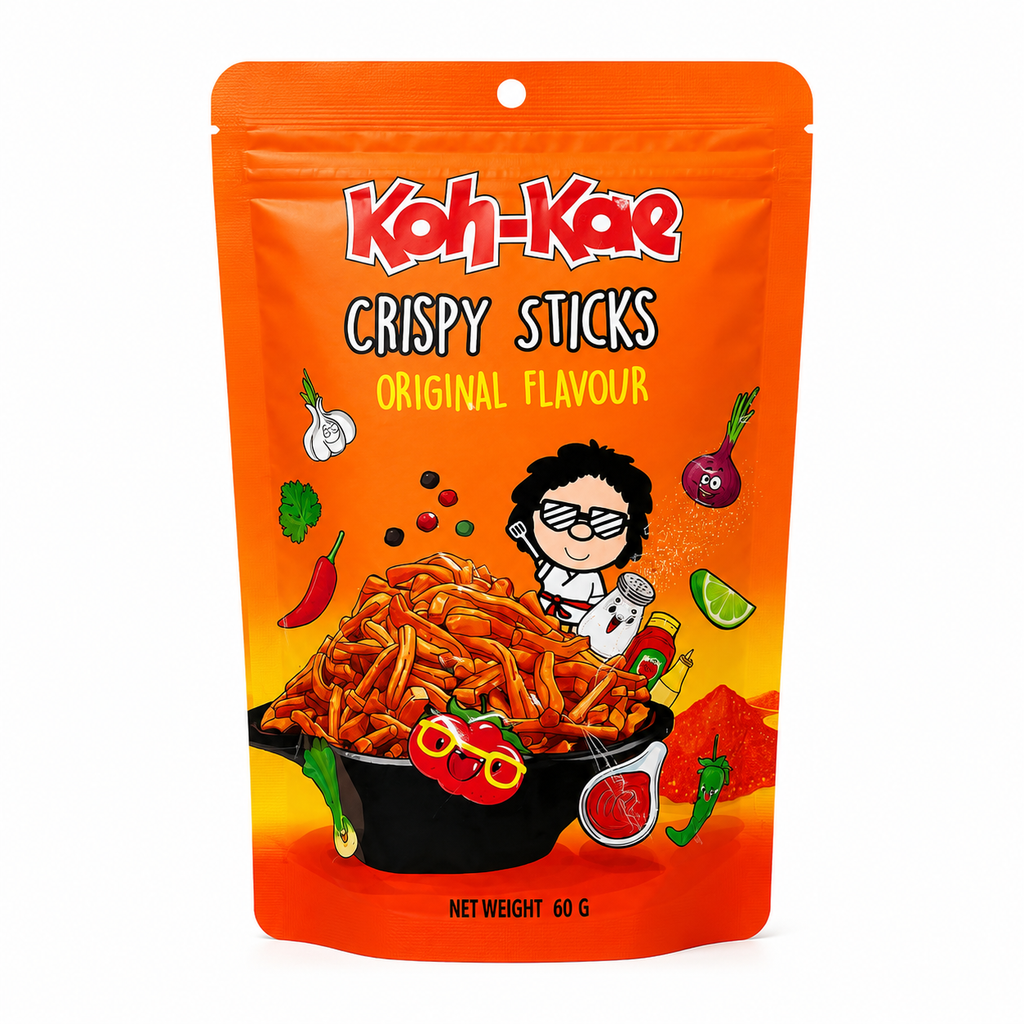 Lốc 6 Gói Snack Que Giòn Koh-Kae - 6 Gói x 60G