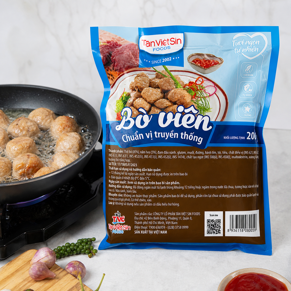 Bò Viên TÂN VIỆT SIN FOOD - 200G