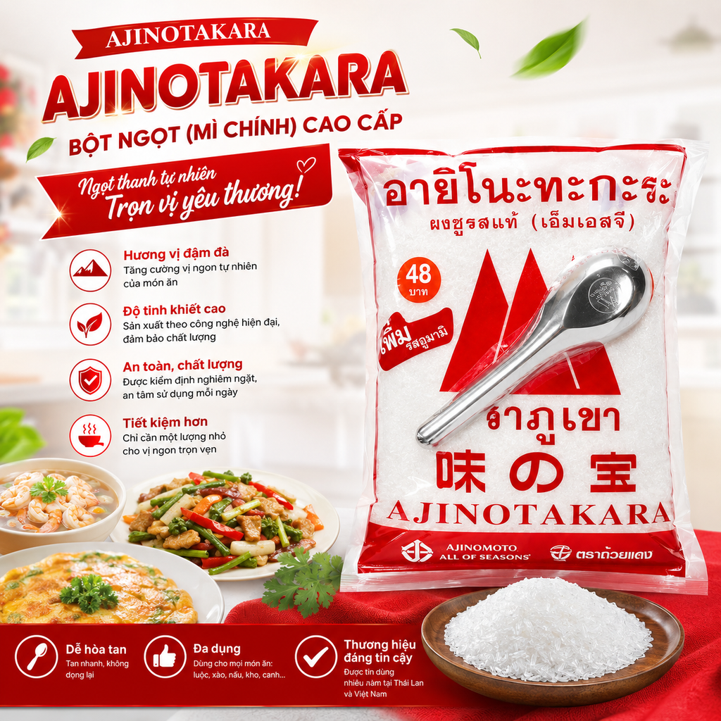 Bột Ngọt Ajinotakara Thái Lan - 500g