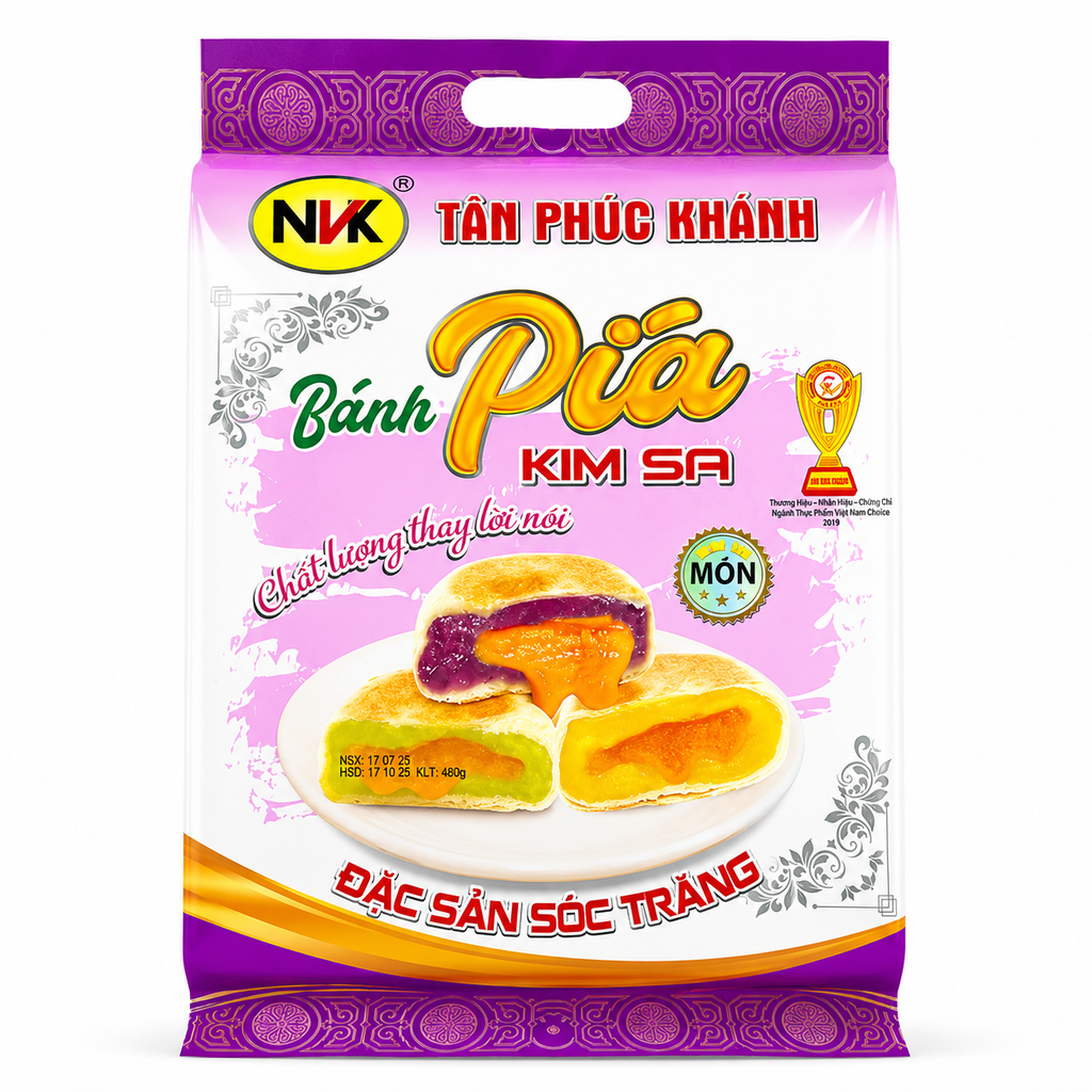 Bánh Pía Kim Sa Tân Phúc Khánh - 480g
