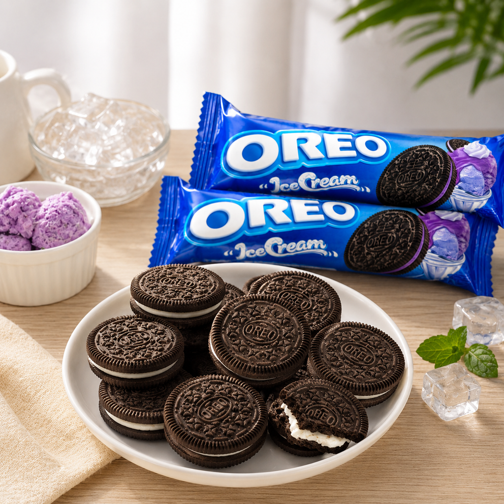 Bánh Oreo Socola Vị Việt Quất - Gói 105g