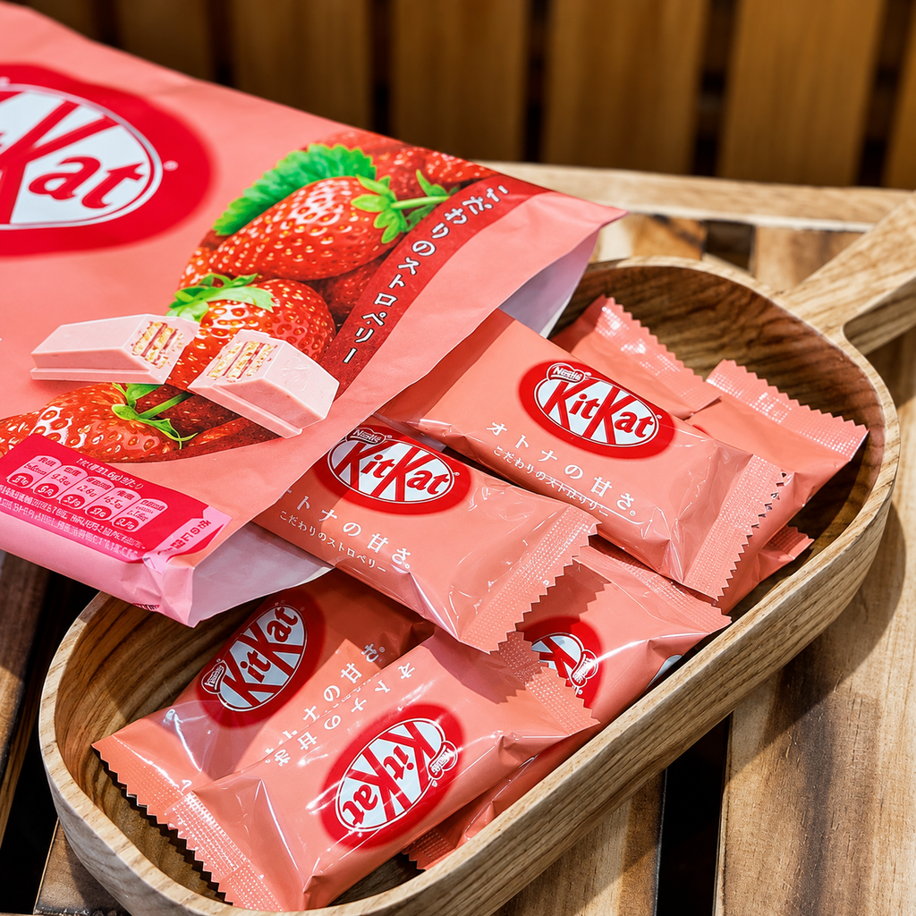 Bánh Xốp Nestle Kitkat Vị Dâu Mini 10 Thanh - 136g