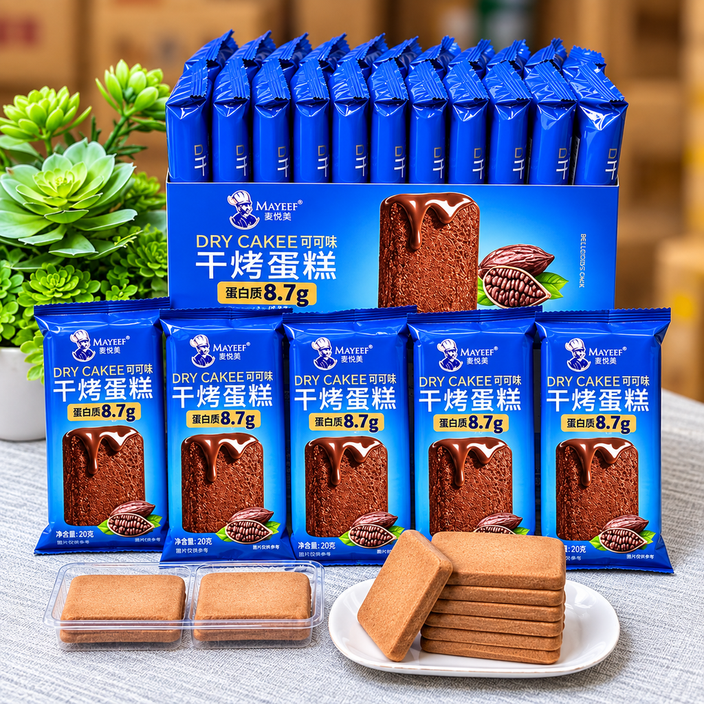 Bánh Trứng Nướng Giòn Mayeef - Gói 28g