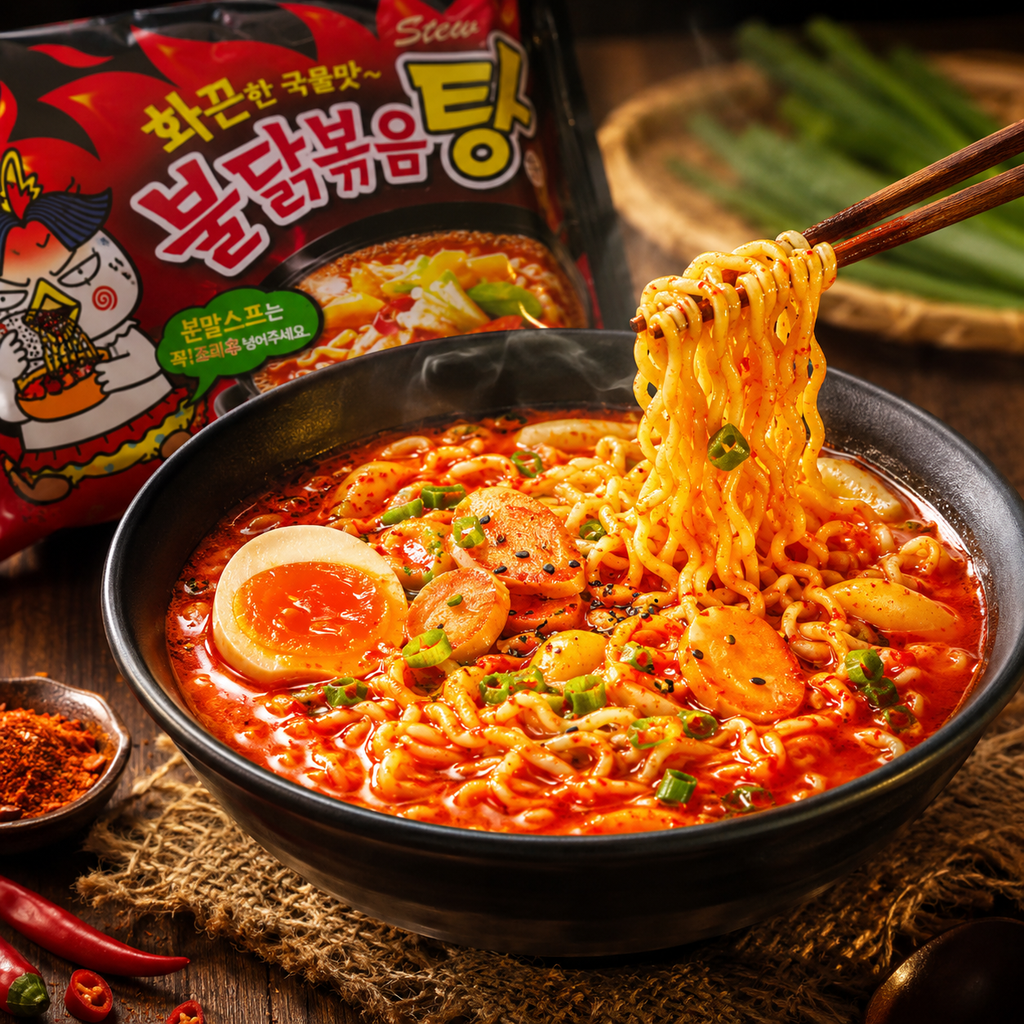 Mì Cay Nước Samyang Hàn Quốc - Lốc 5 Gói