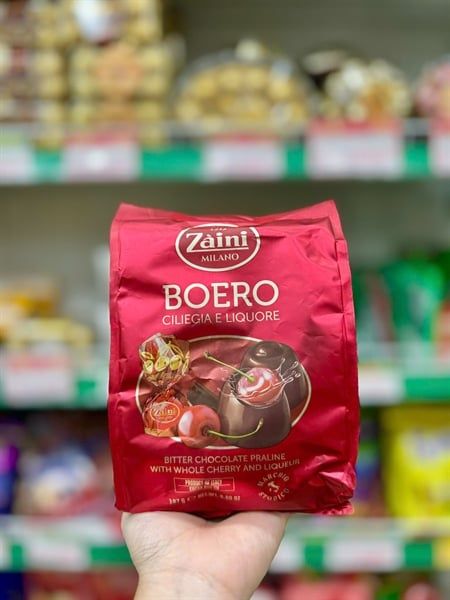Socola Nhân Cherry Zaini Boero - Gói 187g