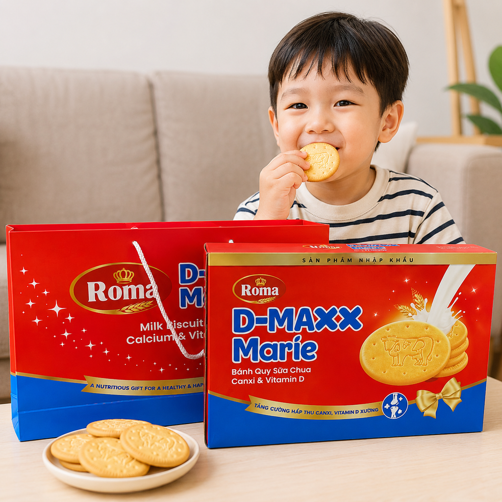 Bánh Quy Sữa D-maxx Marie - 528G