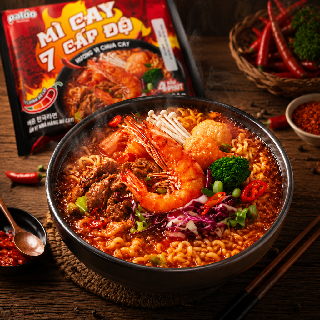 Mua Mì Cay Koreno 7 Cấp Độ - 104g