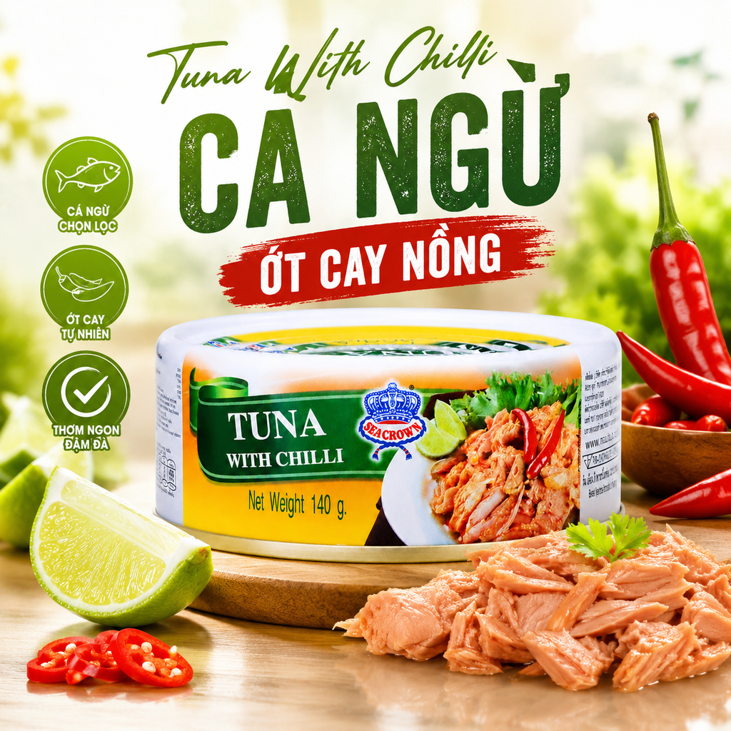Cá Ngừ Seacrown - 140g