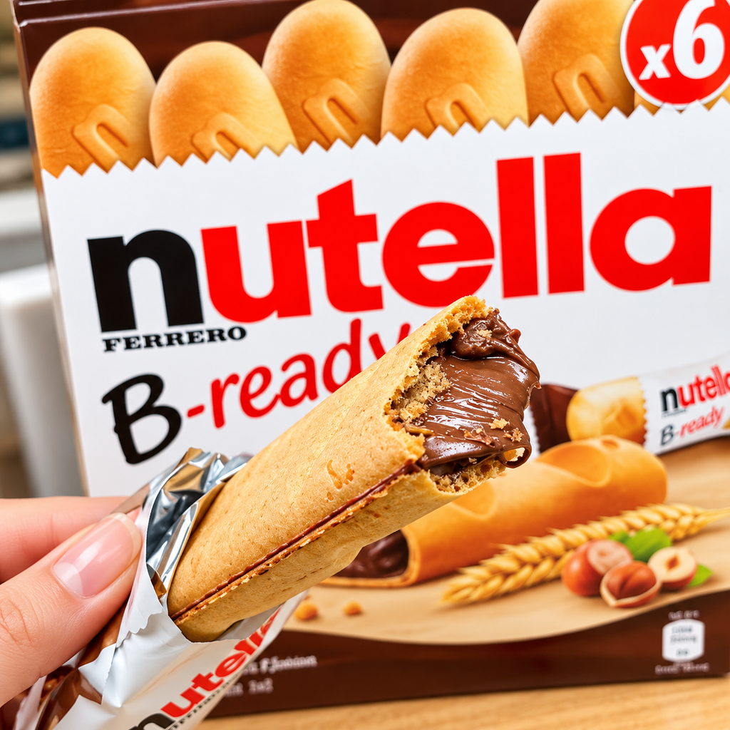 Bánh Mì Nhân Bơ Nutella - Hộp 132g