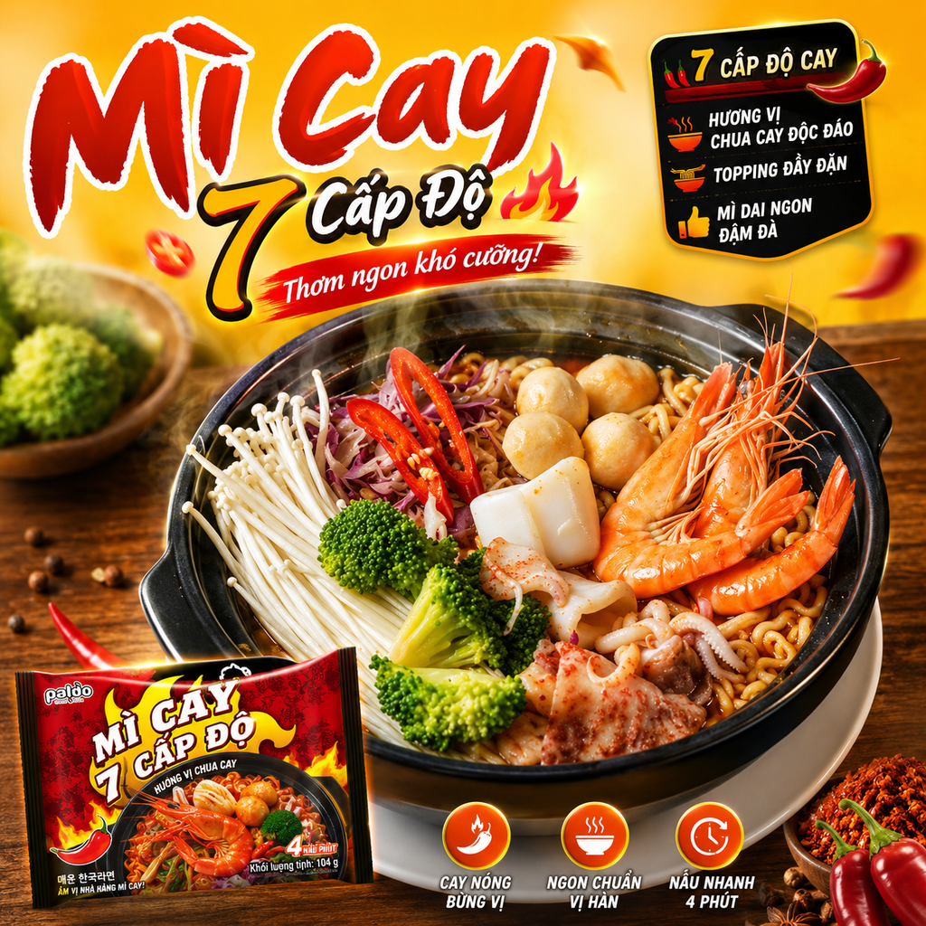 Mua Mì Cay Koreno 7 Cấp Độ - 104g