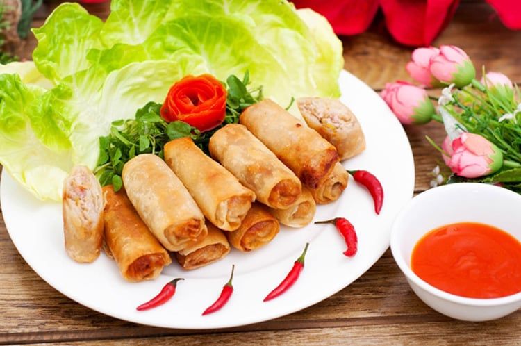 Chả Giò Khai Vị Vị Tôm Cua Cầu Tre - 400G