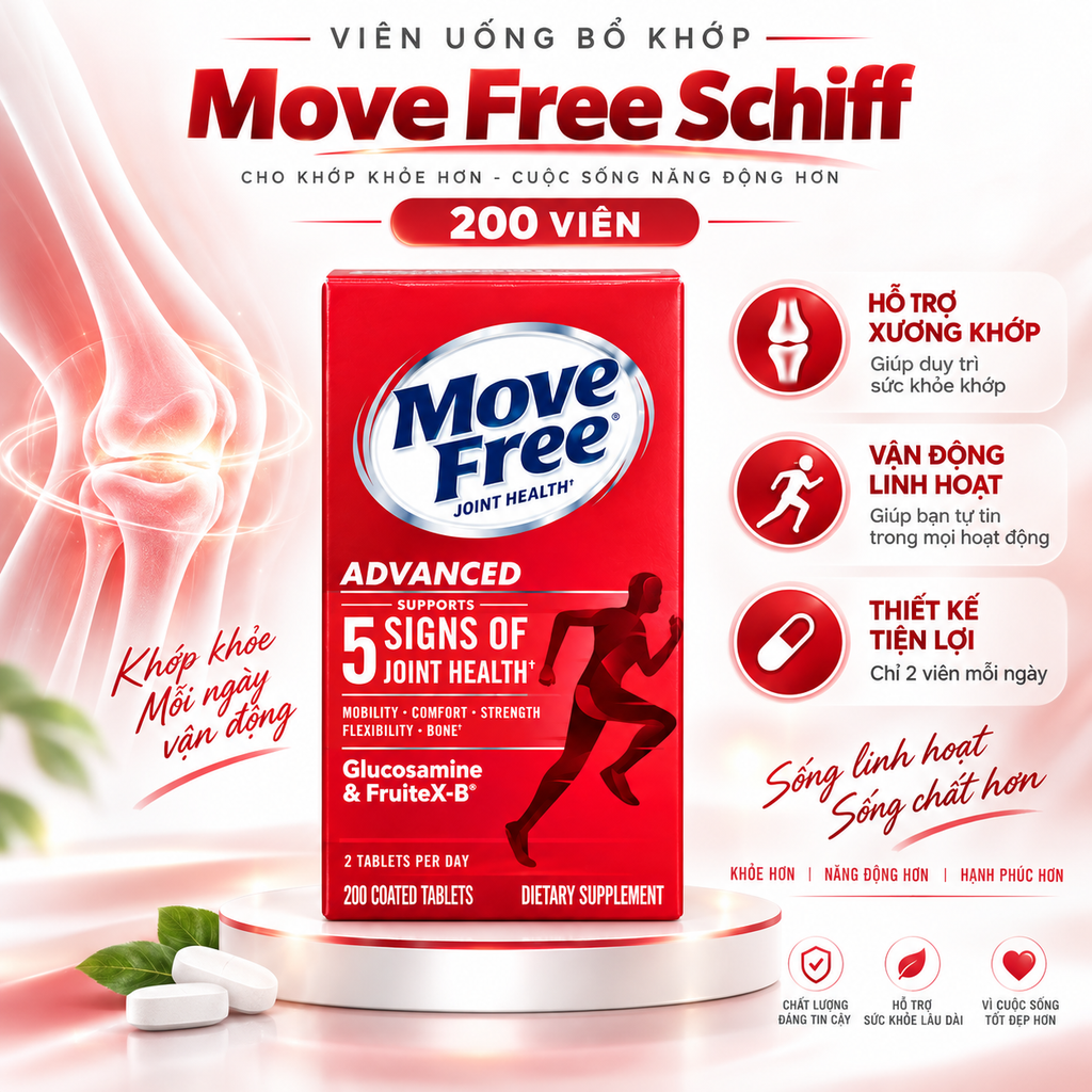 Viên Uống Bổ Khớp Move Free Schiff - 200 Viên