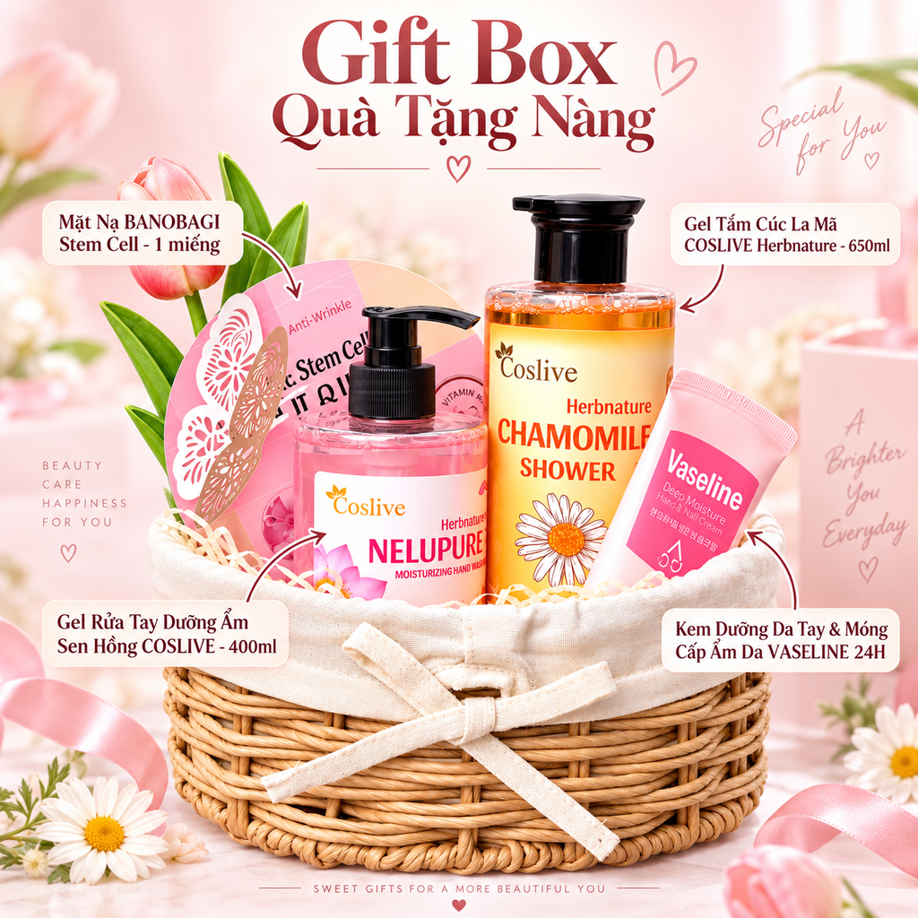 Gift Box Quà Tặng Nàng 20/10 – Nâng Niu Từng Chạm